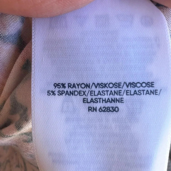 Lightweight Rayon Floral Duster Cardigan - Lands' Ends - Women's Size Large - Picture 3 of 5